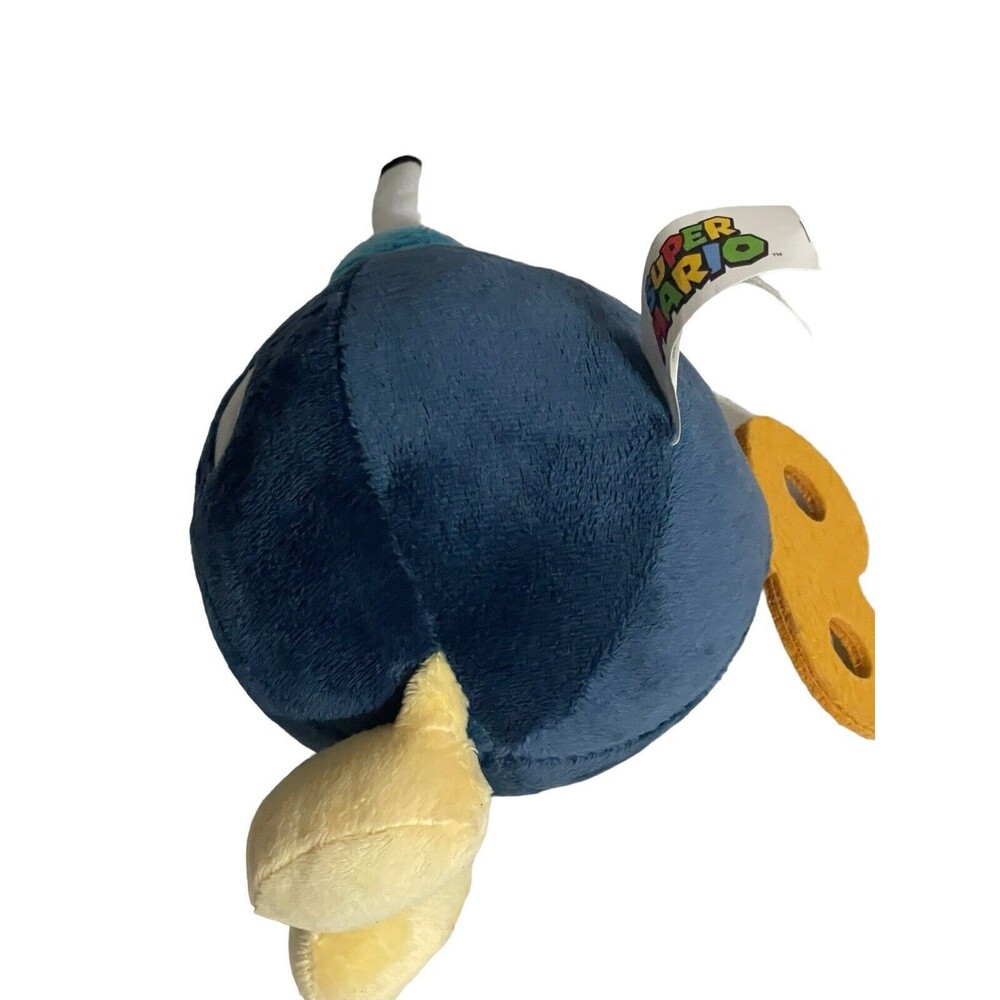 Nintendo 2017 Super Mario Bob-Omb Bomb Plush Stuffed Animal Little Buddy 5.5" - Picture 3 of 9